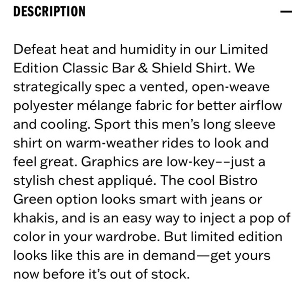 Harley Davidson Bar and Shield Classic Button Down Shirt Black Beauty - Picture 10 of 11